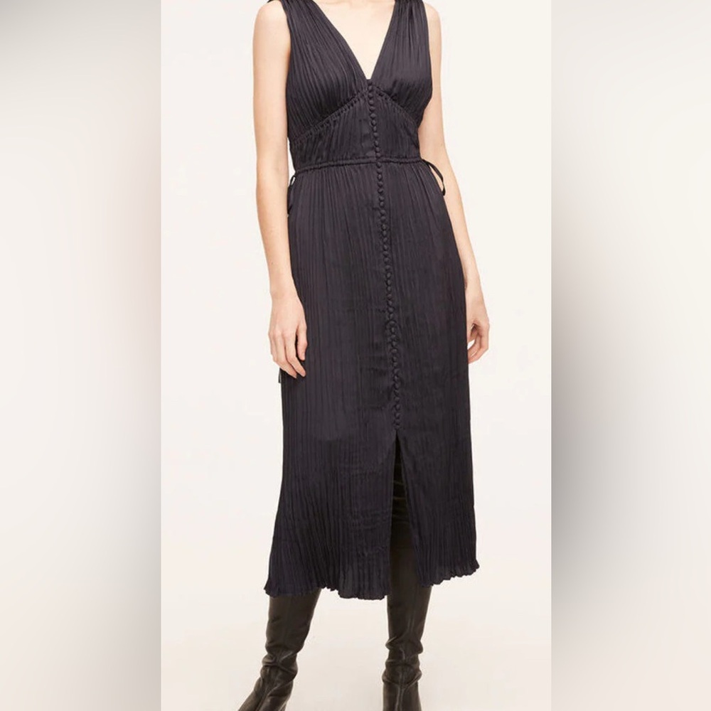 Rebecca Taylor Navy Sheath Midi dress